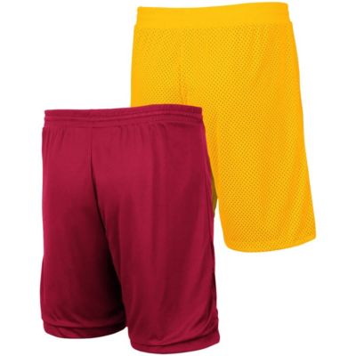 NCAA Gold/Cardinal Iowa State Cyclones Wiggum Reversible Shorts