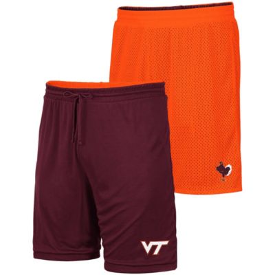 NCAA Orange/Maroon Virginia Tech Hokies Wiggum Reversible Shorts