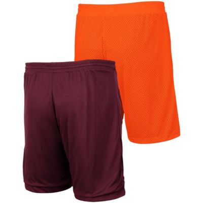 NCAA Orange/Maroon Virginia Tech Hokies Wiggum Reversible Shorts