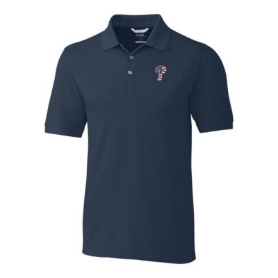 Cutter & Buck Men's MLB Philadelphia Phillies Americana Advantage Polo, Navy Blue, 3XL