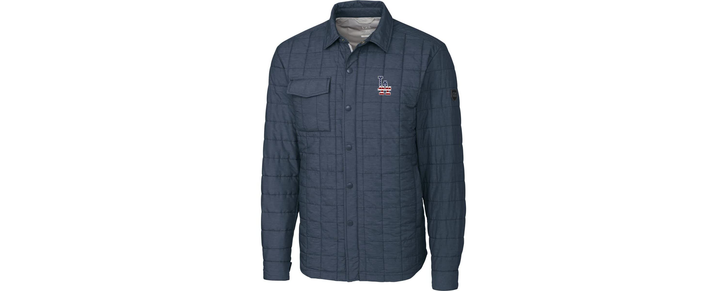 MLB Los Angeles Dodgers Americana Rainier Full-Snap Shirt Jacket