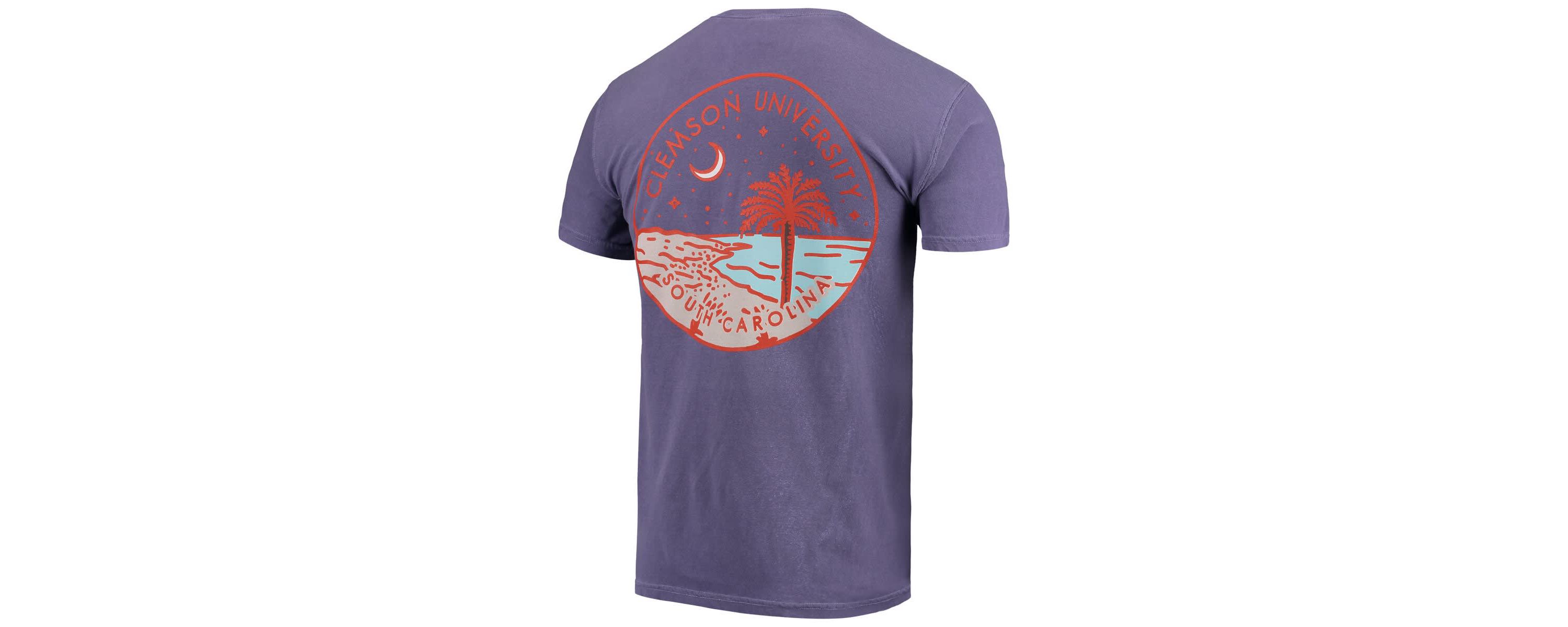 NCAA Clemson Tigers Circle Scene Pocket T-Shirt