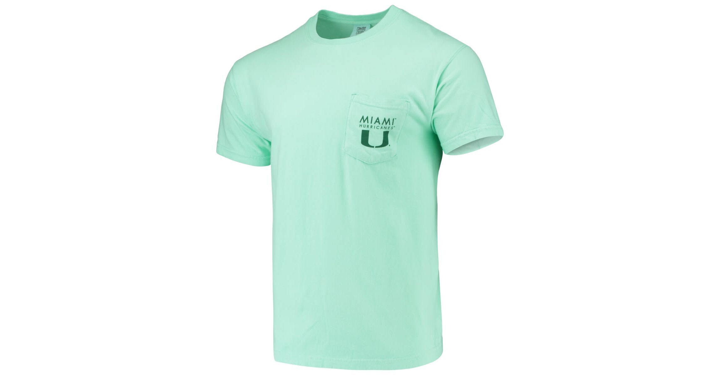 Miami (FL) Hurricanes NCAA Miami Hurricanes Circle Scene Pocket T-Shirt
