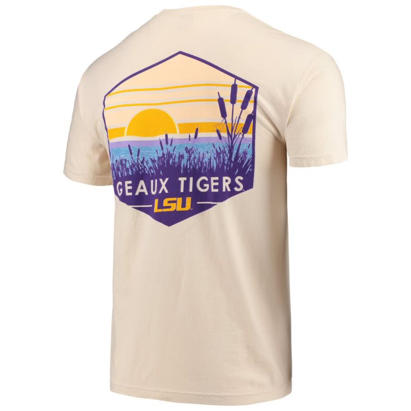 NCAA LSU Tigers Landscape Shield Pocket T-Shirt