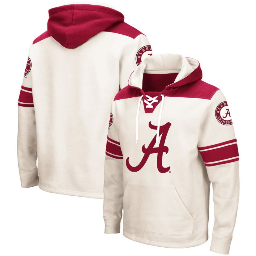 Alabama Crimson Tide NCAA Alabama Tide 2.0 Lace-Up Pullover Hoodie