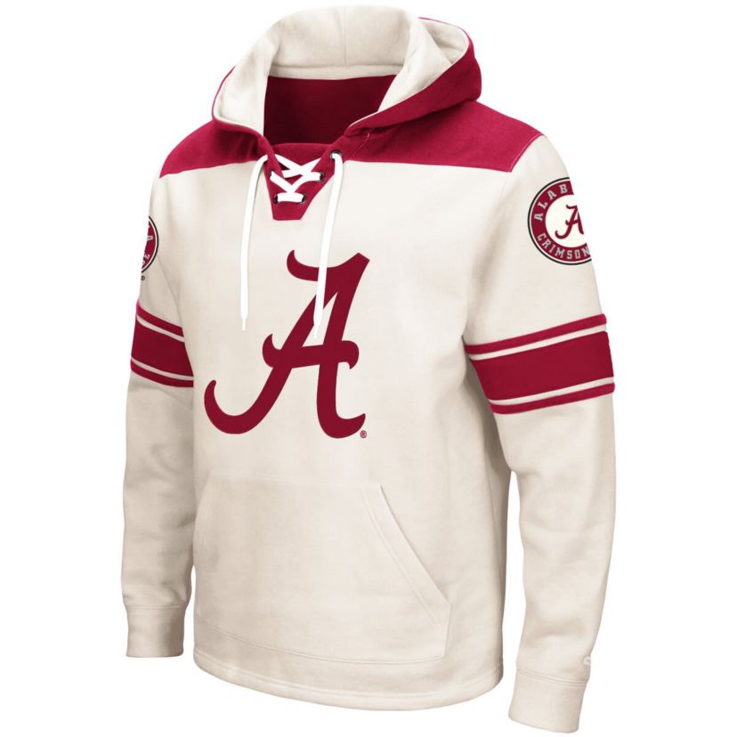 Alabama Crimson Tide NCAA Alabama Tide 2.0 Lace-Up Pullover Hoodie