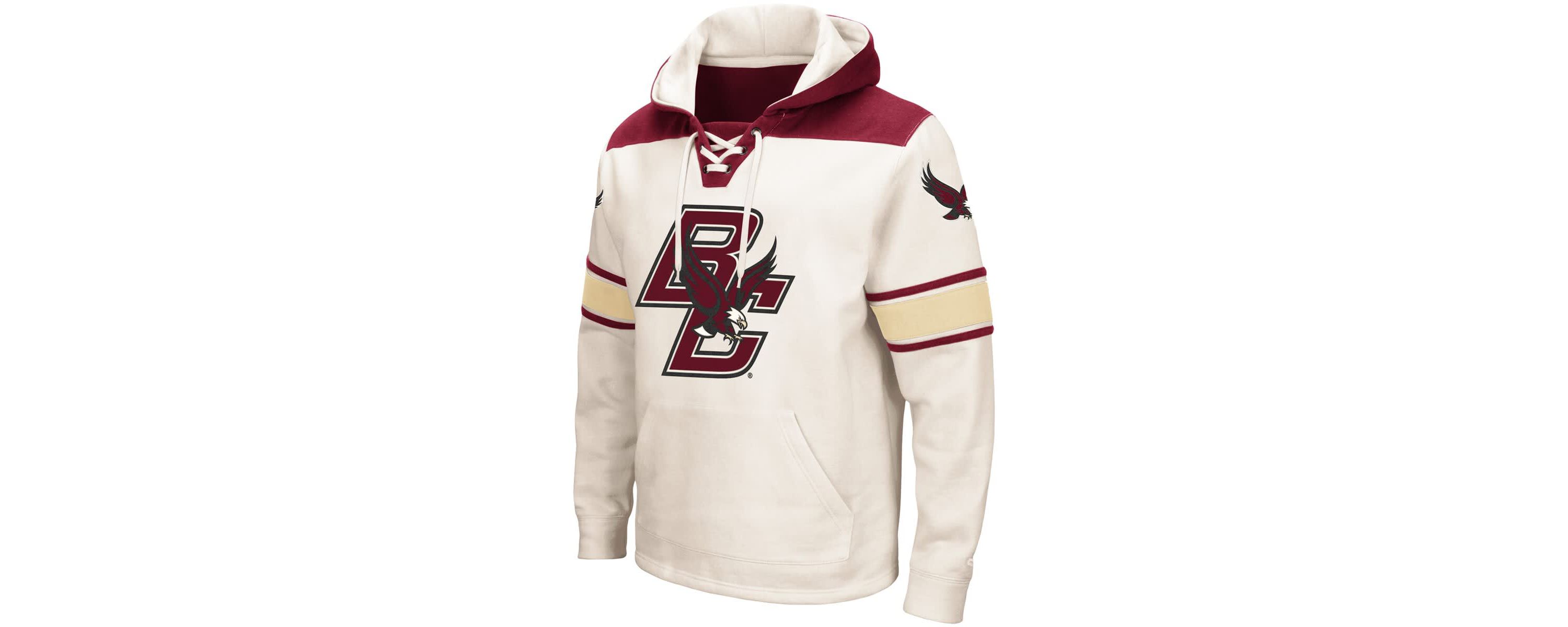 Boston College Eagles NCAA Boston NCAA Eagles 2.0 Lace-Up Pullover Hoodie
