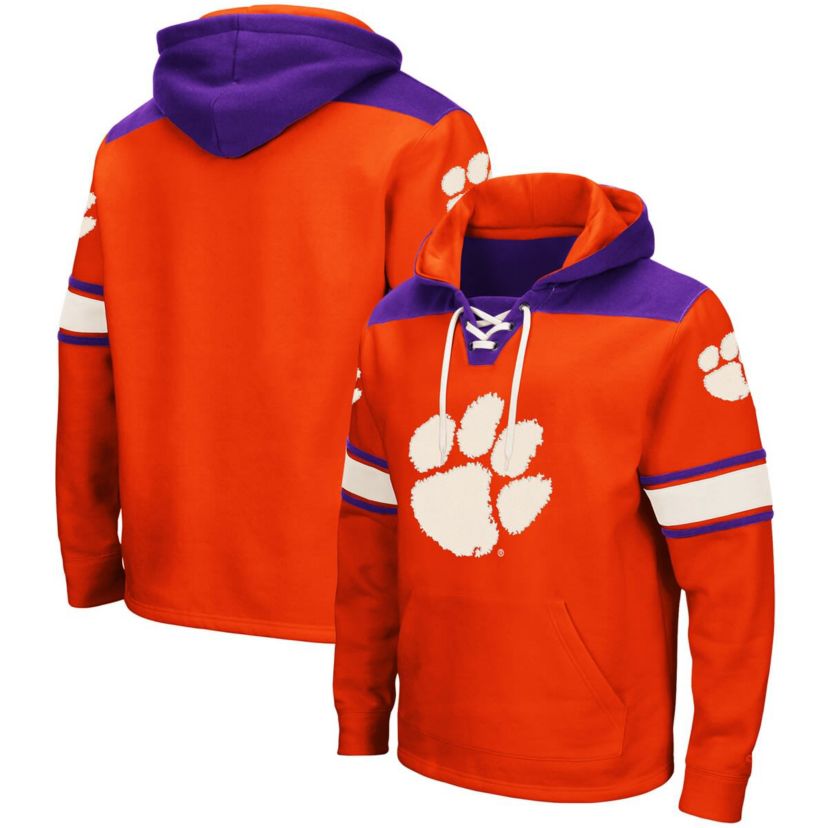 NCAA Clemson Tigers 2.0 Lace-Up Pullover Hoodie