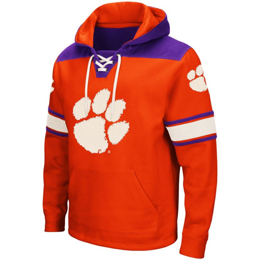 NCAA Clemson Tigers 2.0 Lace-Up Pullover Hoodie