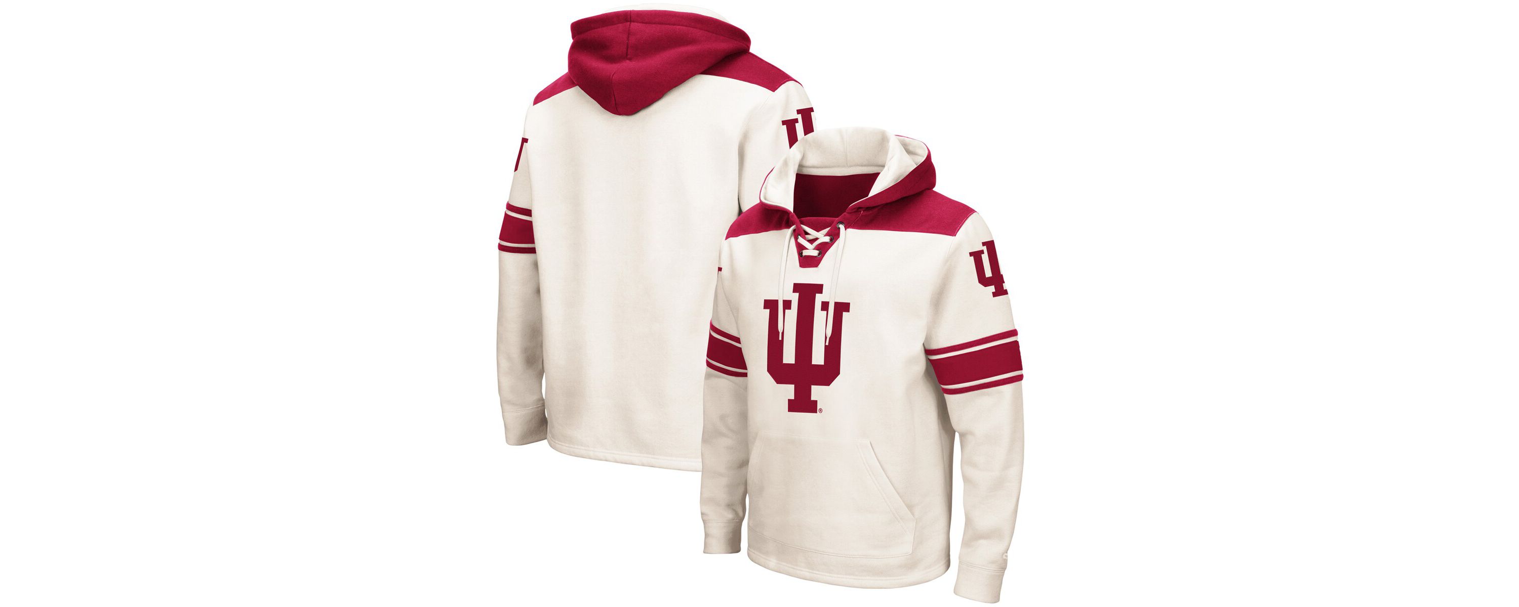 NCAA Indiana Hoosiers 2.0 Lace-Up Pullover Hoodie