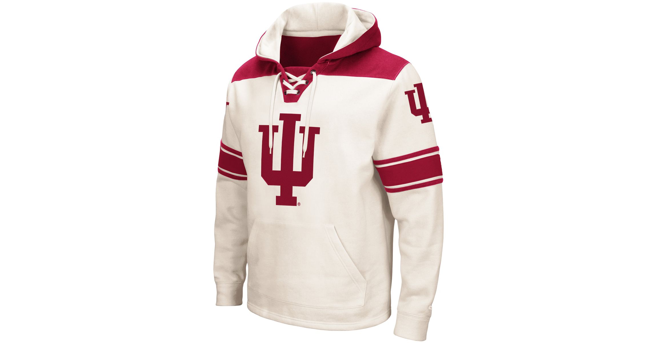 NCAA Indiana Hoosiers 2.0 Lace-Up Pullover Hoodie