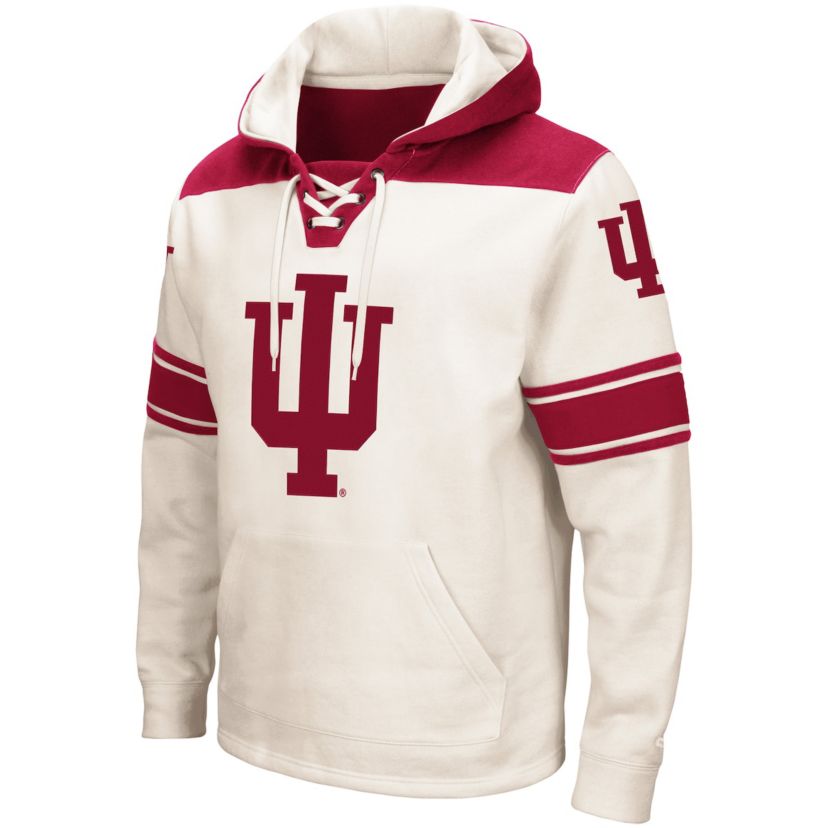 NCAA Indiana Hoosiers 2.0 Lace-Up Pullover Hoodie
