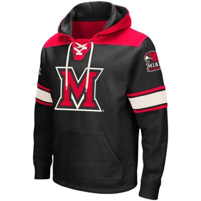 Miami (OH) RedHawks NCAA University 2.0 Lace-Up Pullover Hoodie