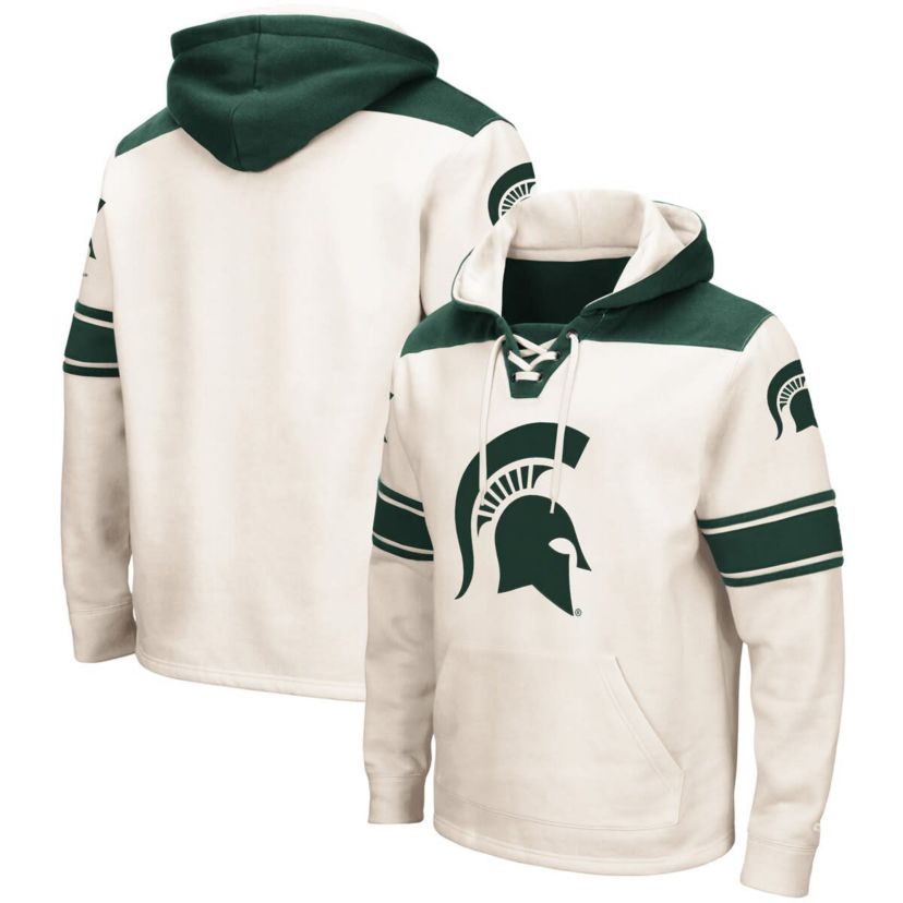 NCAA Michigan State Spartans 2.0 Lace-Up Pullover Hoodie