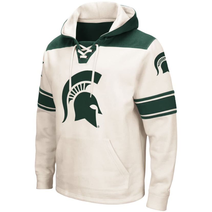 NCAA Michigan State Spartans 2.0 Lace-Up Pullover Hoodie