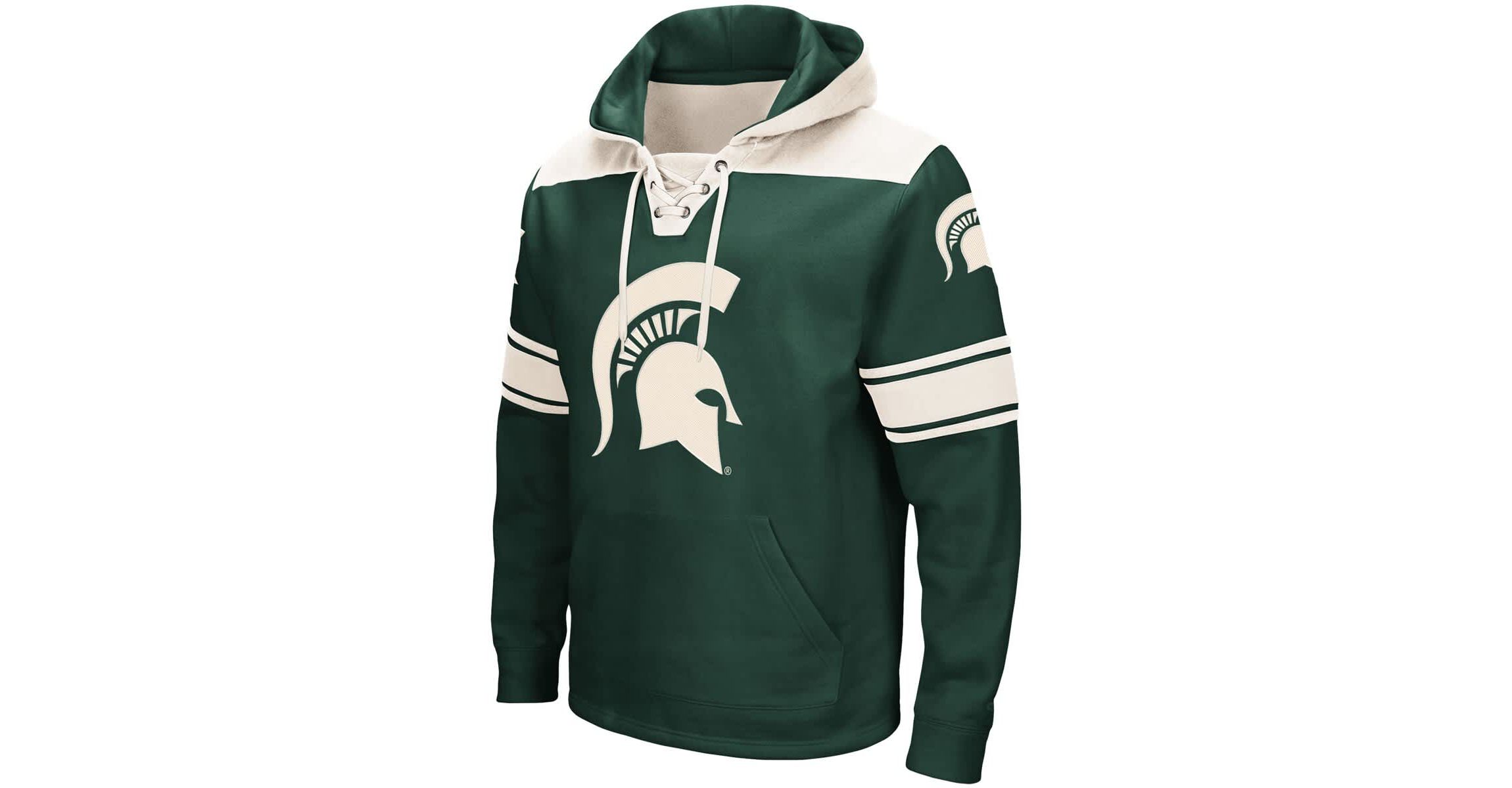 NCAA Michigan State Spartans 2.0 Lace-Up Pullover Hoodie