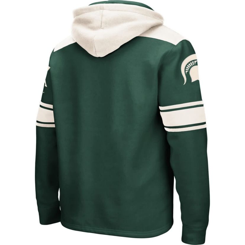 NCAA Michigan State Spartans 2.0 Lace-Up Pullover Hoodie