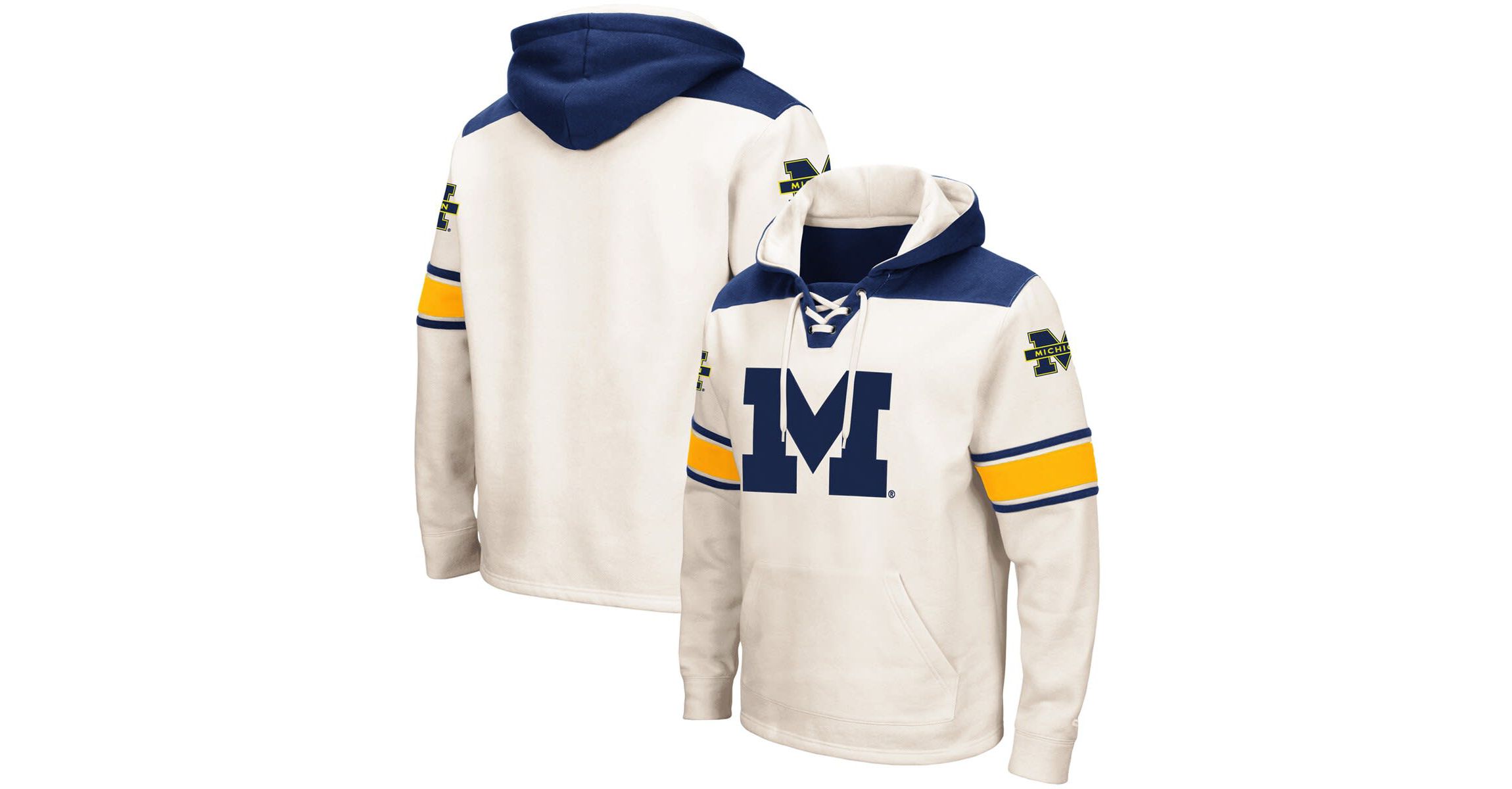 NCAA Michigan Wolverines 2.0 Lace-Up Pullover Hoodie