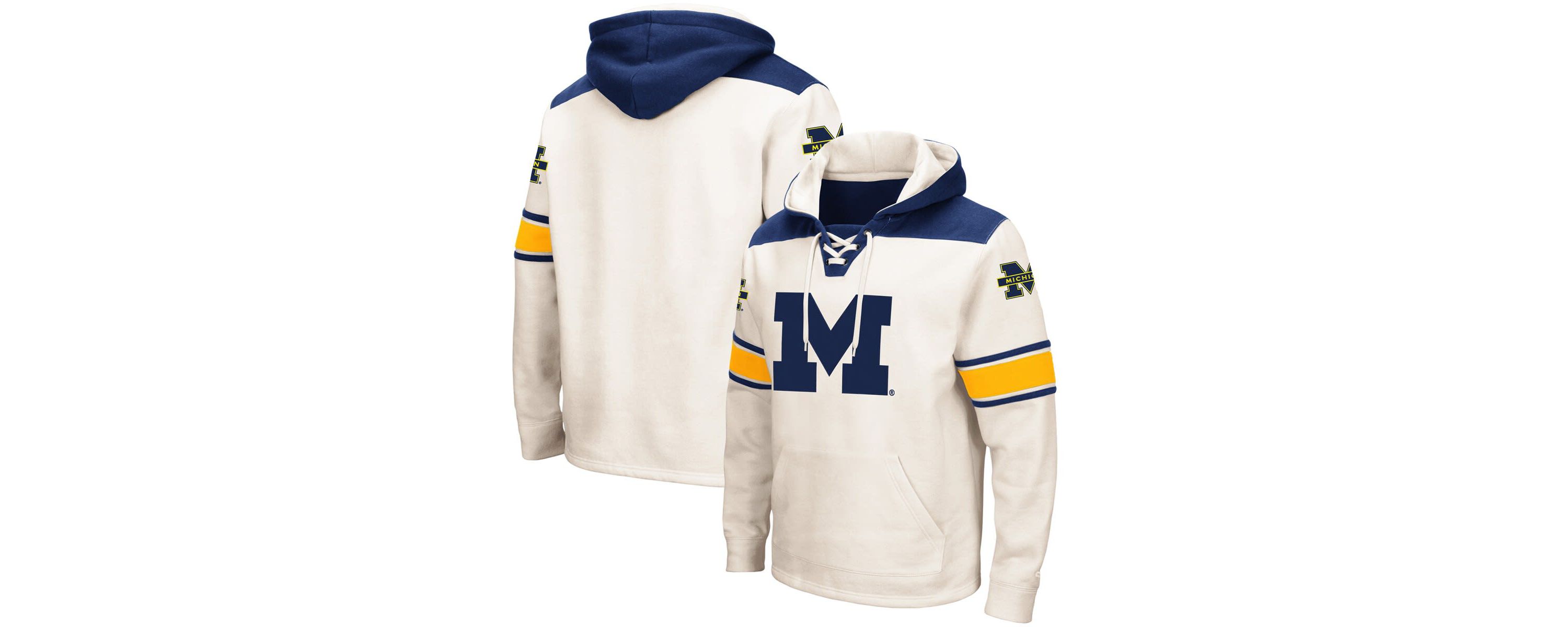 NCAA Michigan Wolverines 2.0 Lace-Up Pullover Hoodie