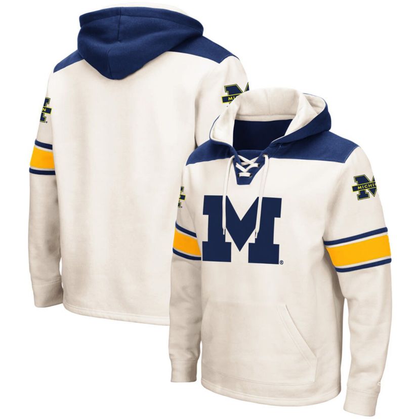 NCAA Michigan Wolverines 2.0 Lace-Up Pullover Hoodie