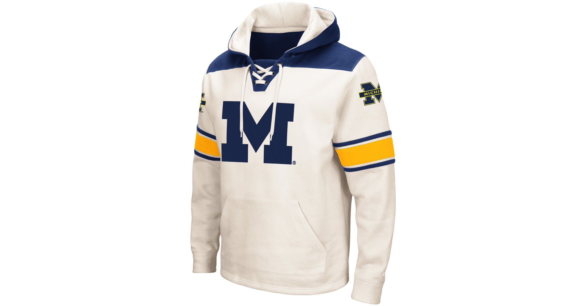 NCAA Michigan Wolverines 2.0 Lace-Up Pullover Hoodie