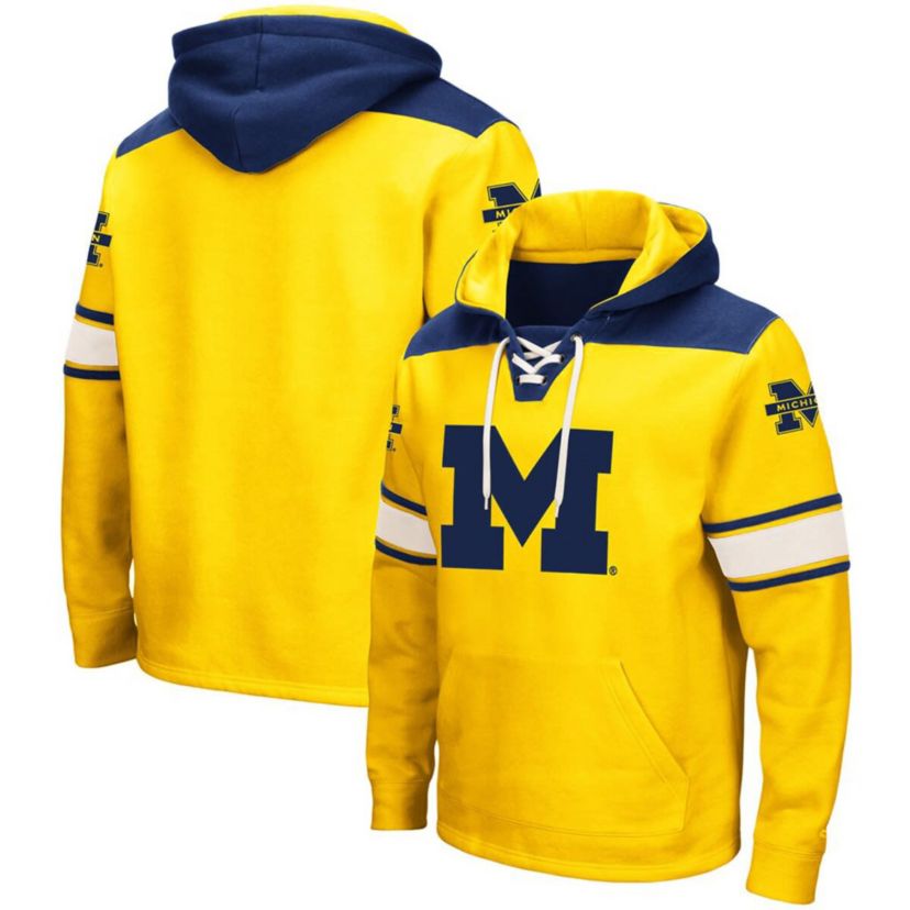 NCAA Michigan Wolverines 2.0 Lace-Up Pullover Hoodie