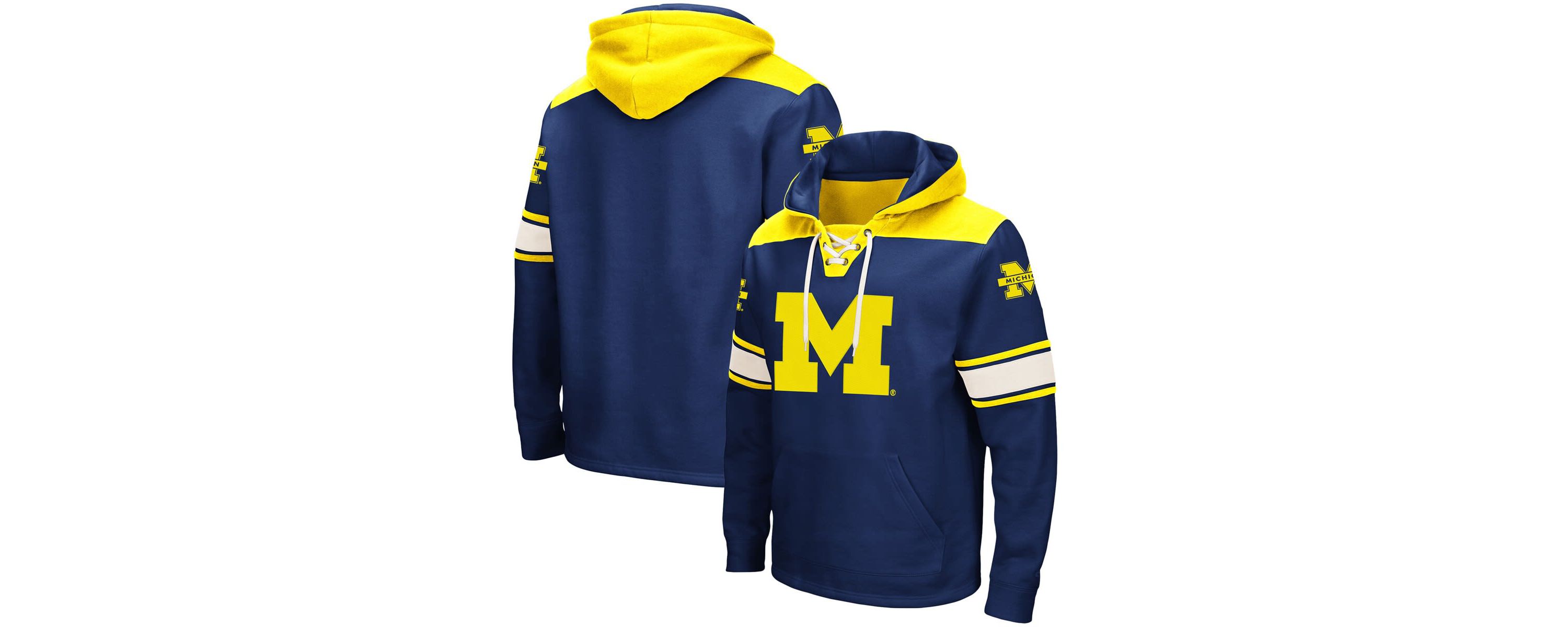 NCAA Michigan Wolverines 2.0 Lace-Up Pullover Hoodie