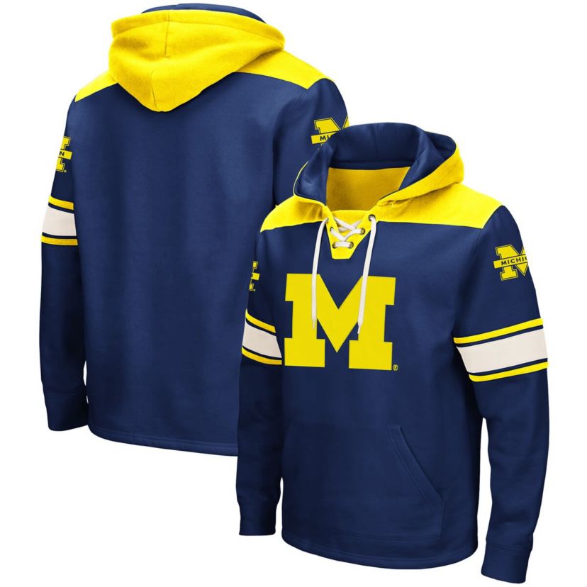 NCAA Michigan Wolverines 2.0 Lace-Up Pullover Hoodie