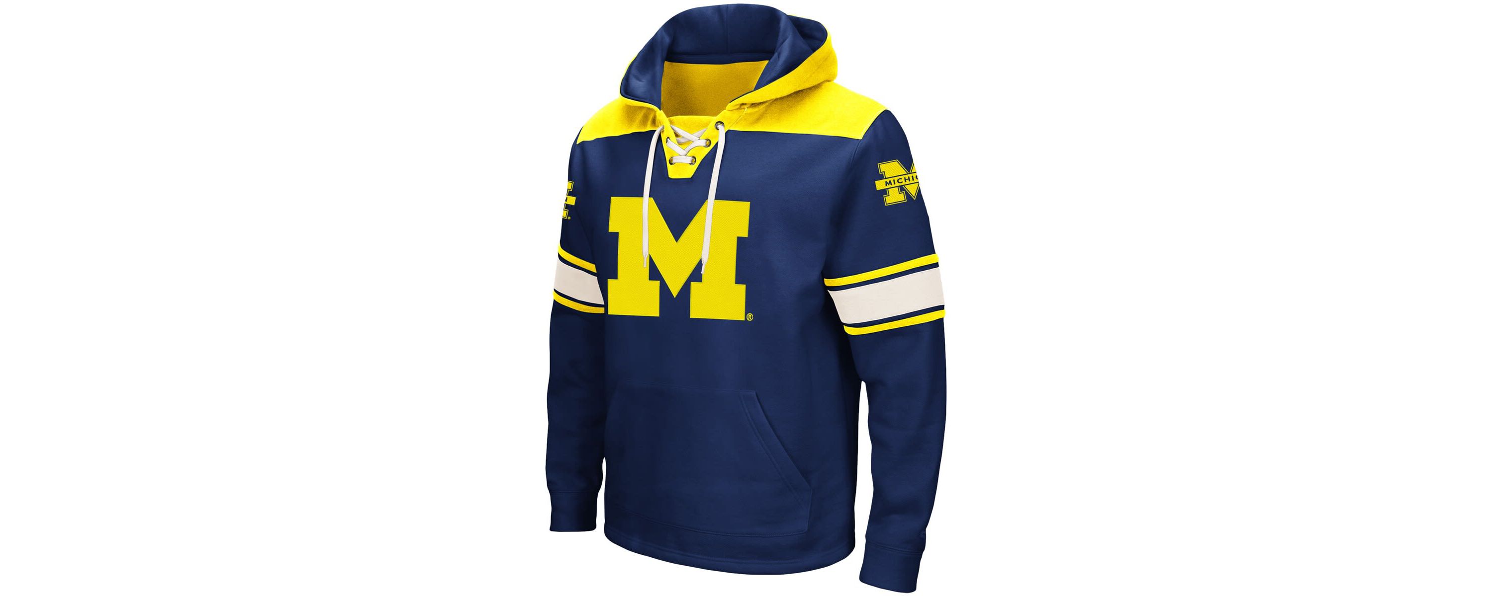 NCAA Michigan Wolverines 2.0 Lace-Up Pullover Hoodie