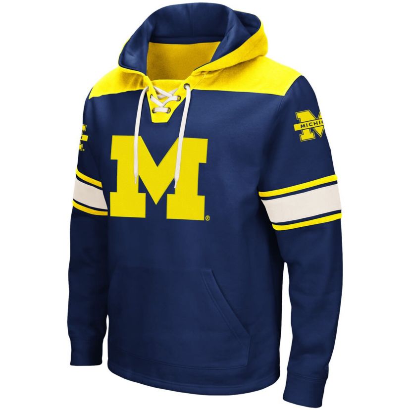 NCAA Michigan Wolverines 2.0 Lace-Up Pullover Hoodie