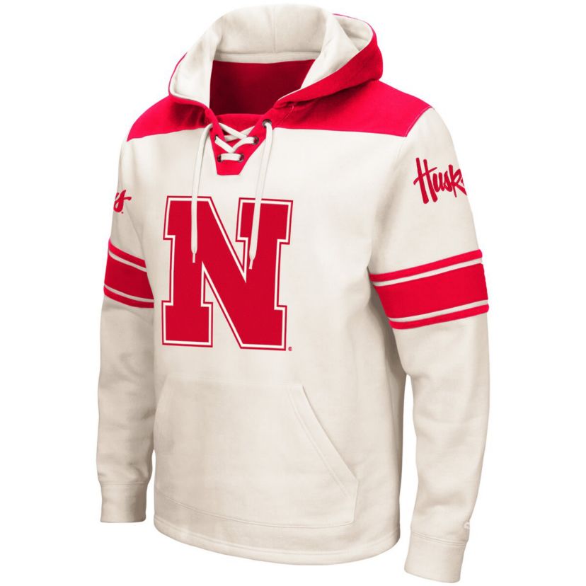 NCAA Nebraska Huskers 2.0 Lace-Up Pullover Hoodie
