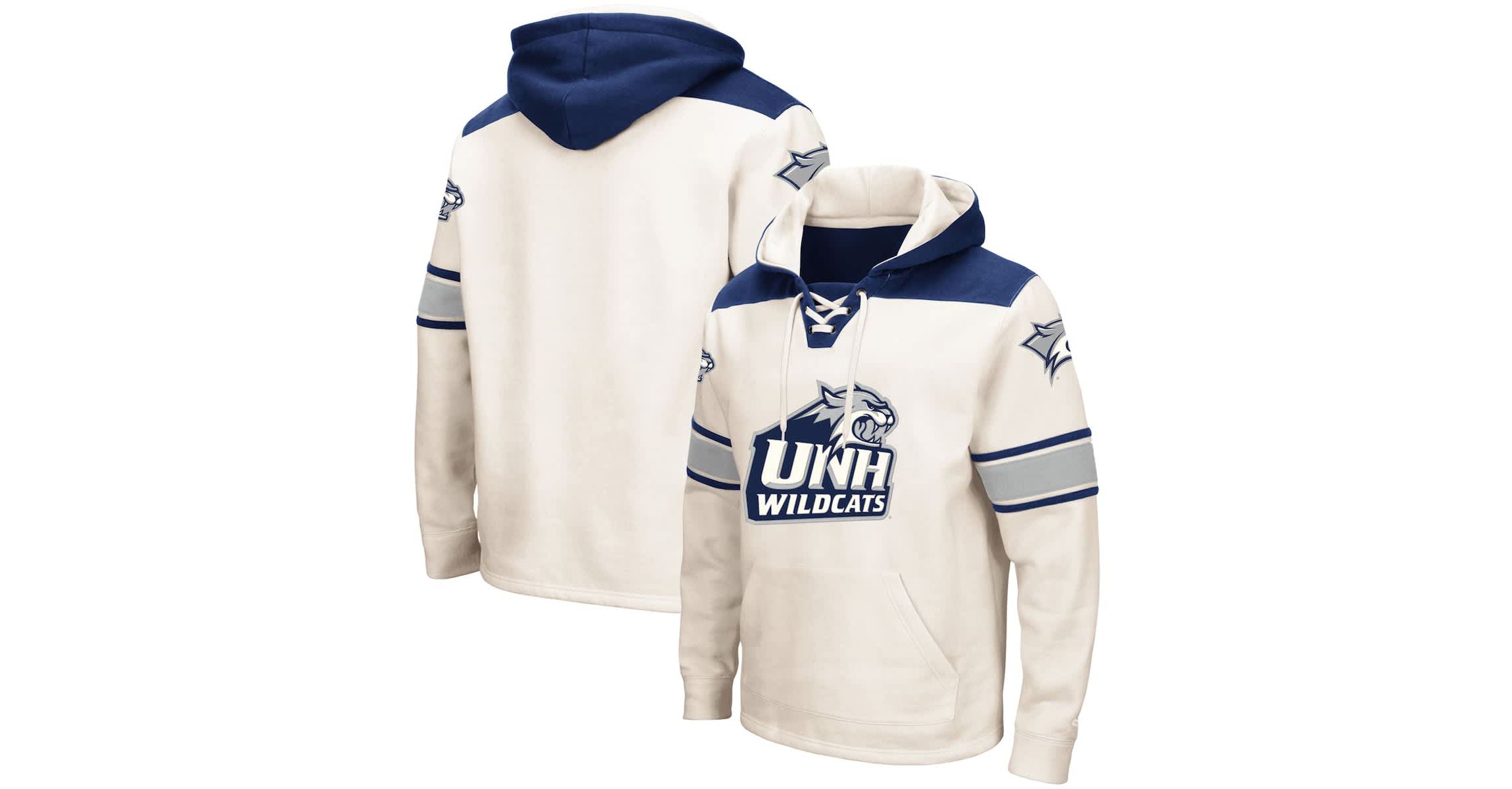 NCAA New Hampshire Wildcats 2.0 Lace-Up Pullover Hoodie