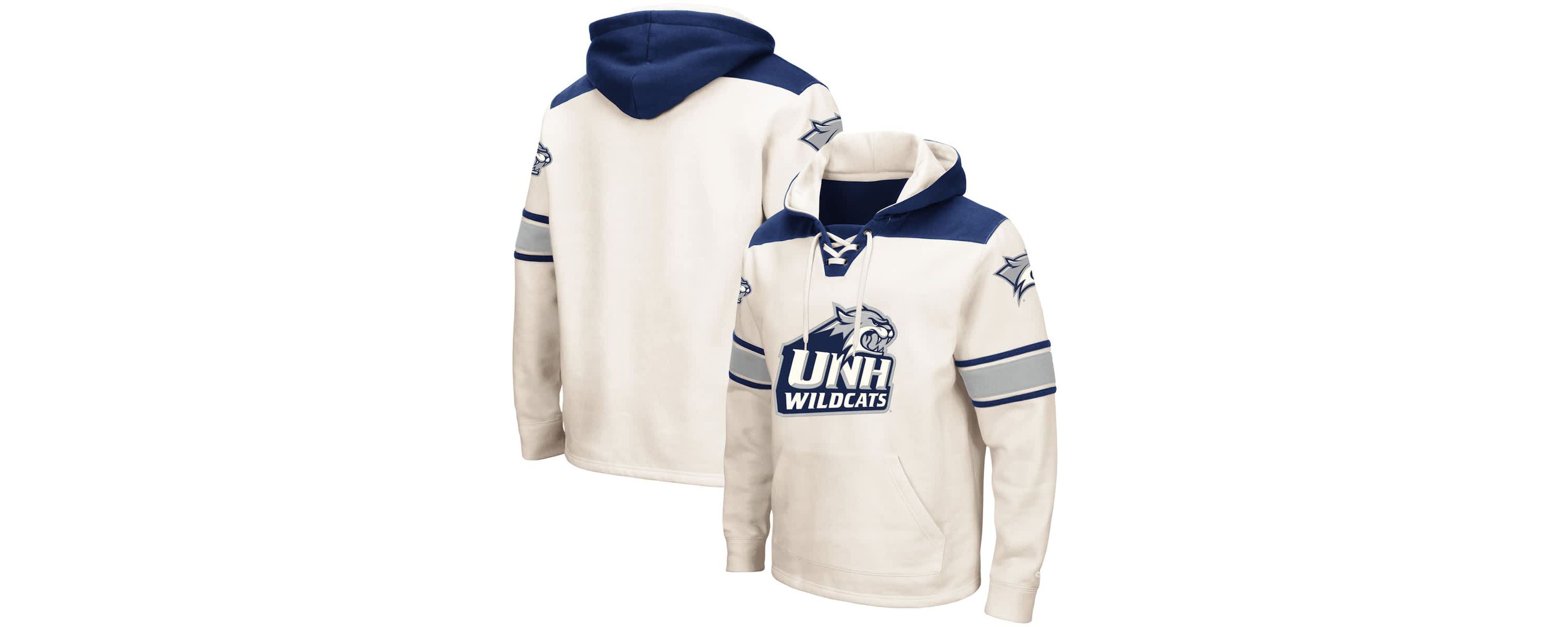 NCAA New Hampshire Wildcats 2.0 Lace-Up Pullover Hoodie
