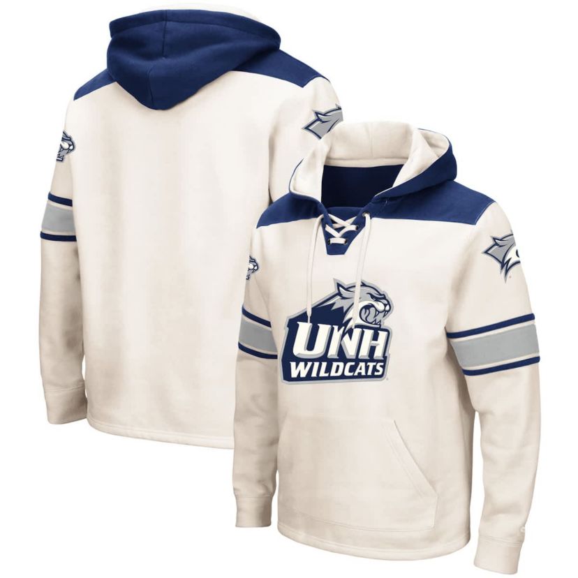 NCAA New Hampshire Wildcats 2.0 Lace-Up Pullover Hoodie