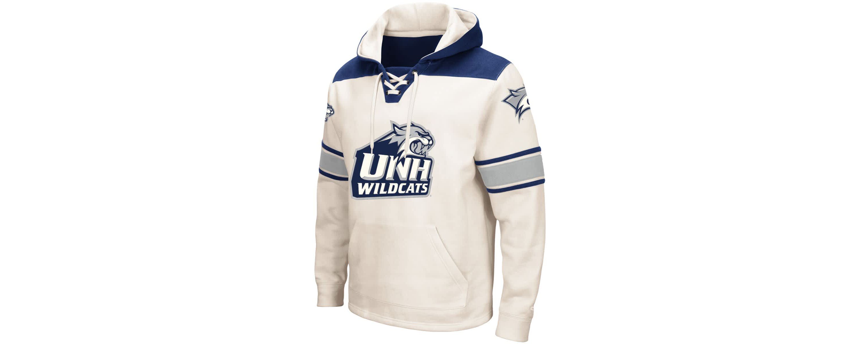 NCAA New Hampshire Wildcats 2.0 Lace-Up Pullover Hoodie