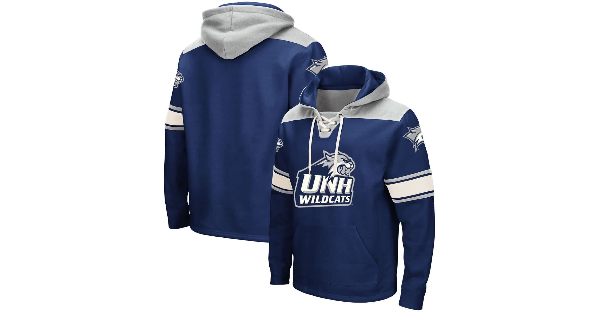 NCAA New Hampshire Wildcats 2.0 Lace-Up Pullover Hoodie