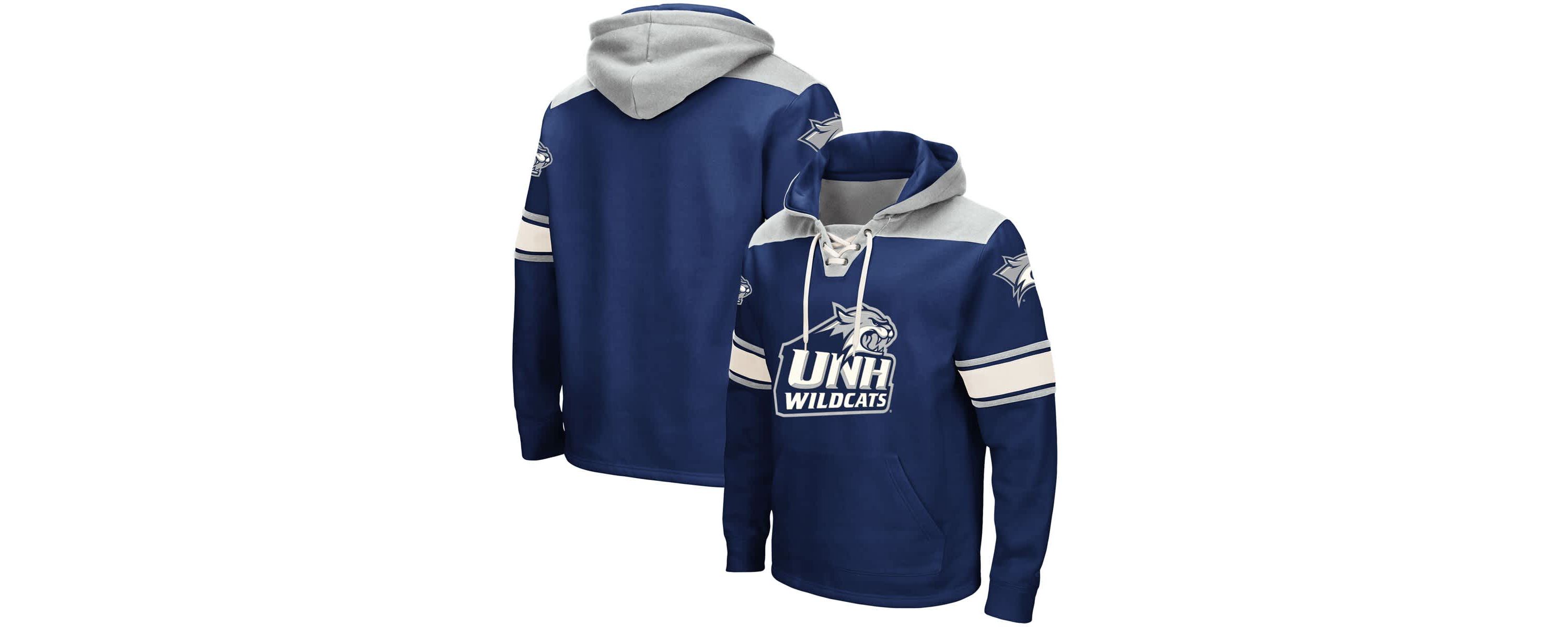 NCAA New Hampshire Wildcats 2.0 Lace-Up Pullover Hoodie