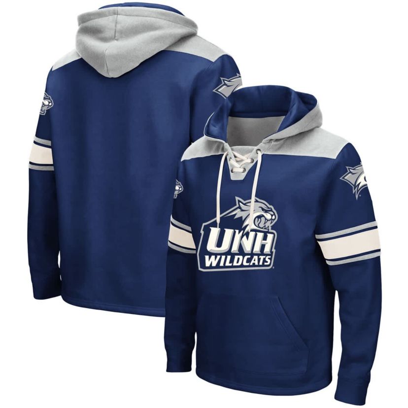 NCAA New Hampshire Wildcats 2.0 Lace-Up Pullover Hoodie