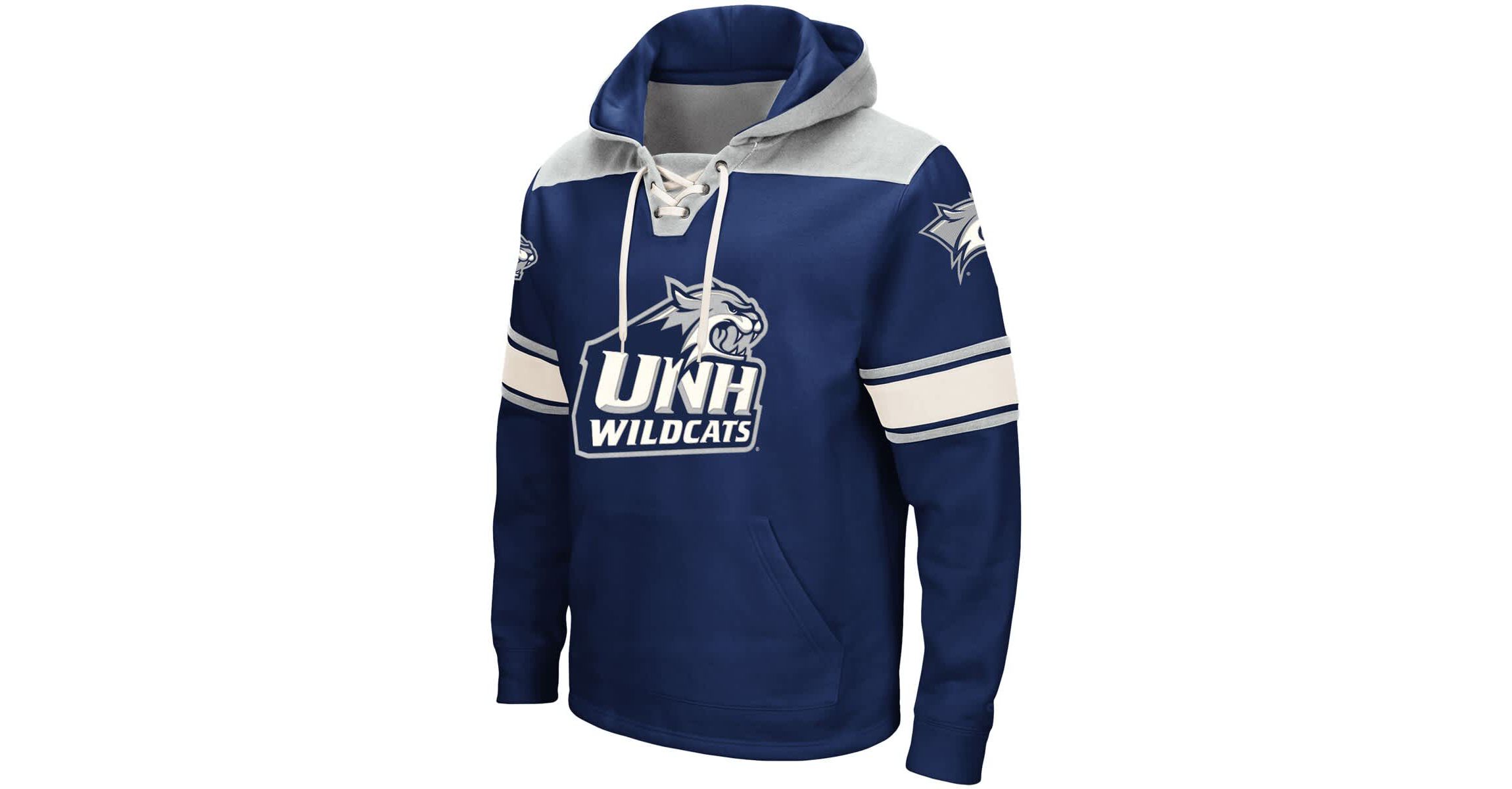 NCAA New Hampshire Wildcats 2.0 Lace-Up Pullover Hoodie