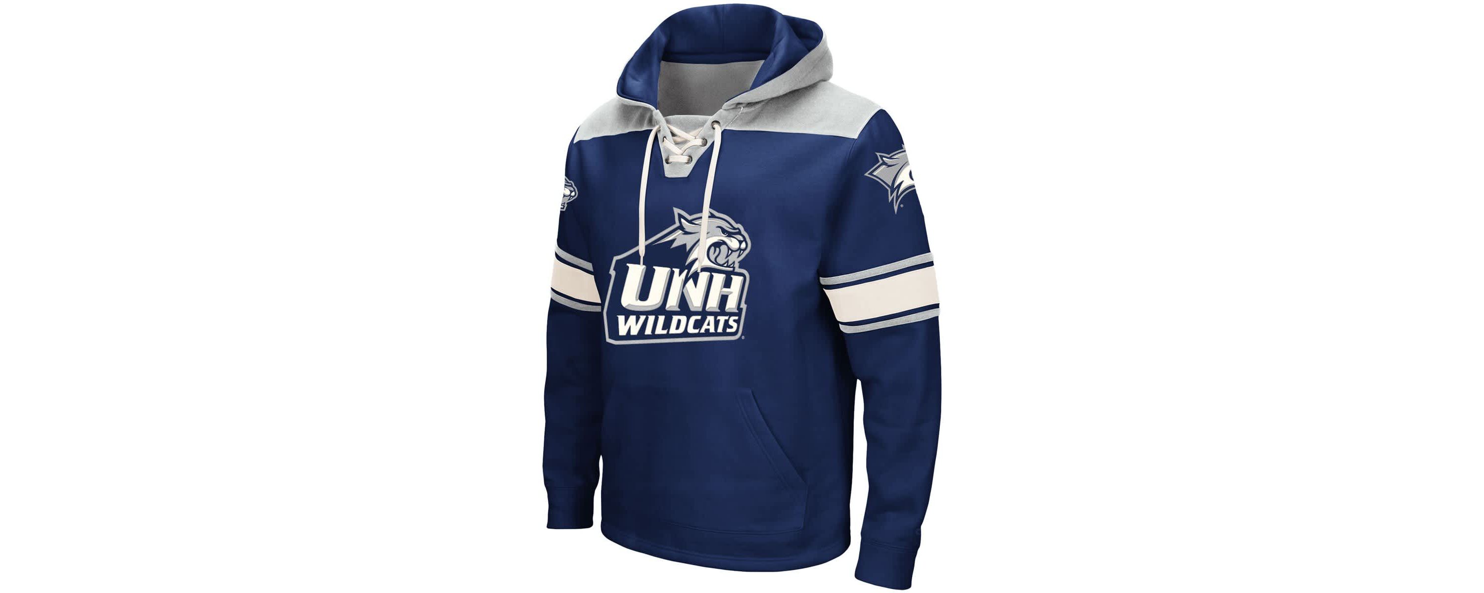 NCAA New Hampshire Wildcats 2.0 Lace-Up Pullover Hoodie