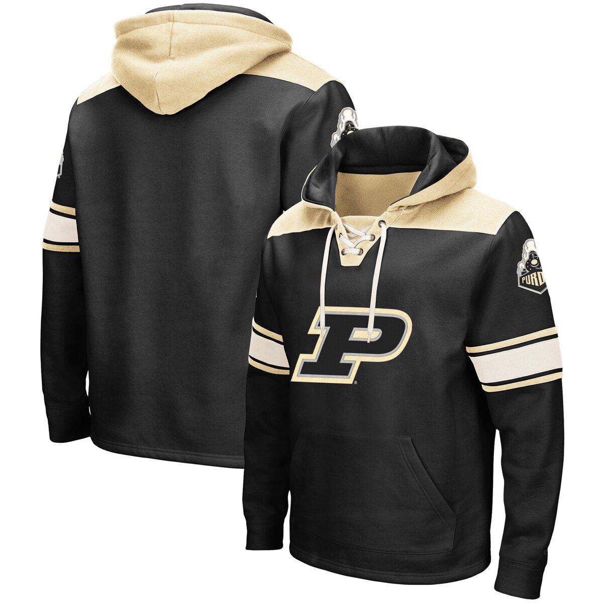 NCAA Purdue Boilermakers 2.0 Lace-Up Pullover Hoodie