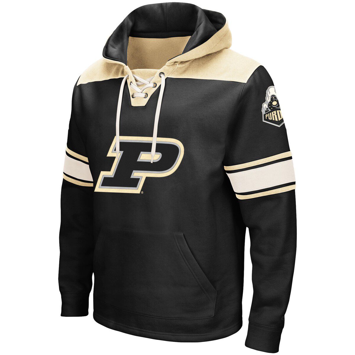 NCAA Purdue Boilermakers 2.0 Lace-Up Pullover Hoodie