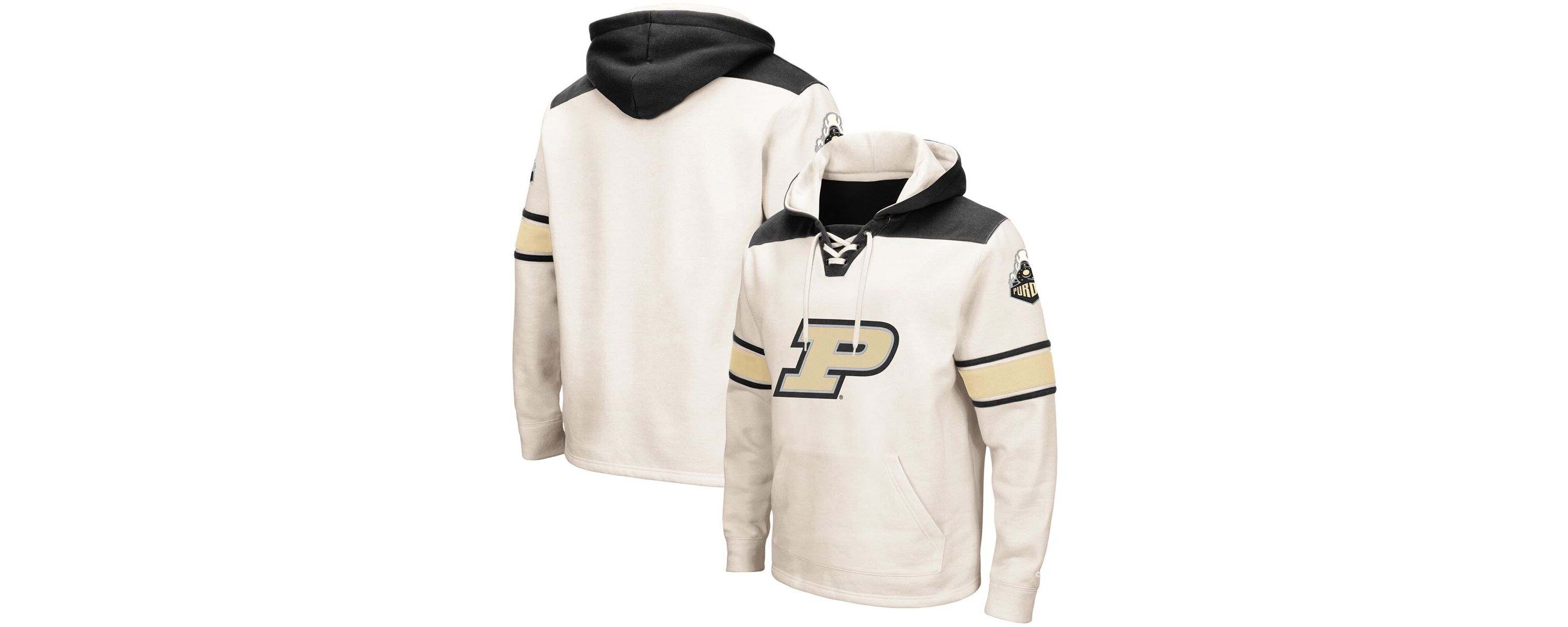 NCAA Purdue Boilermakers 2.0 Lace-Up Pullover Hoodie