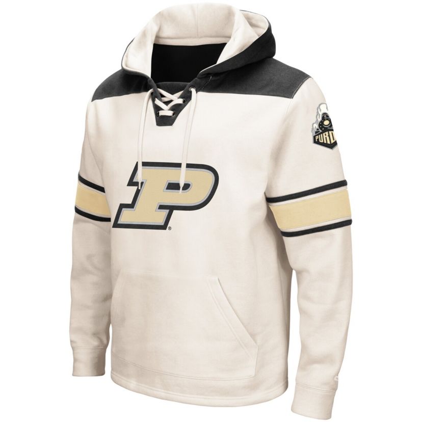 NCAA Purdue Boilermakers 2.0 Lace-Up Pullover Hoodie