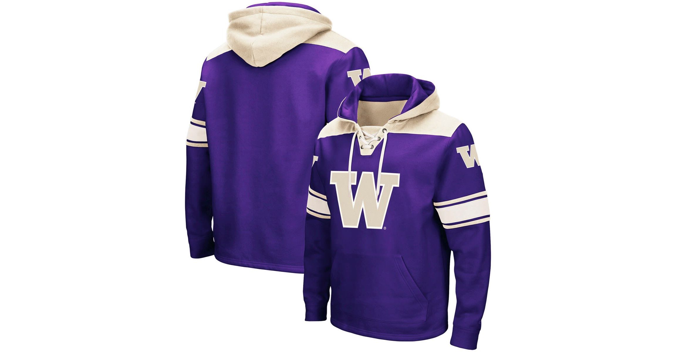 NCAA Washington Huskies 2.0 Lace-Up Pullover Hoodie