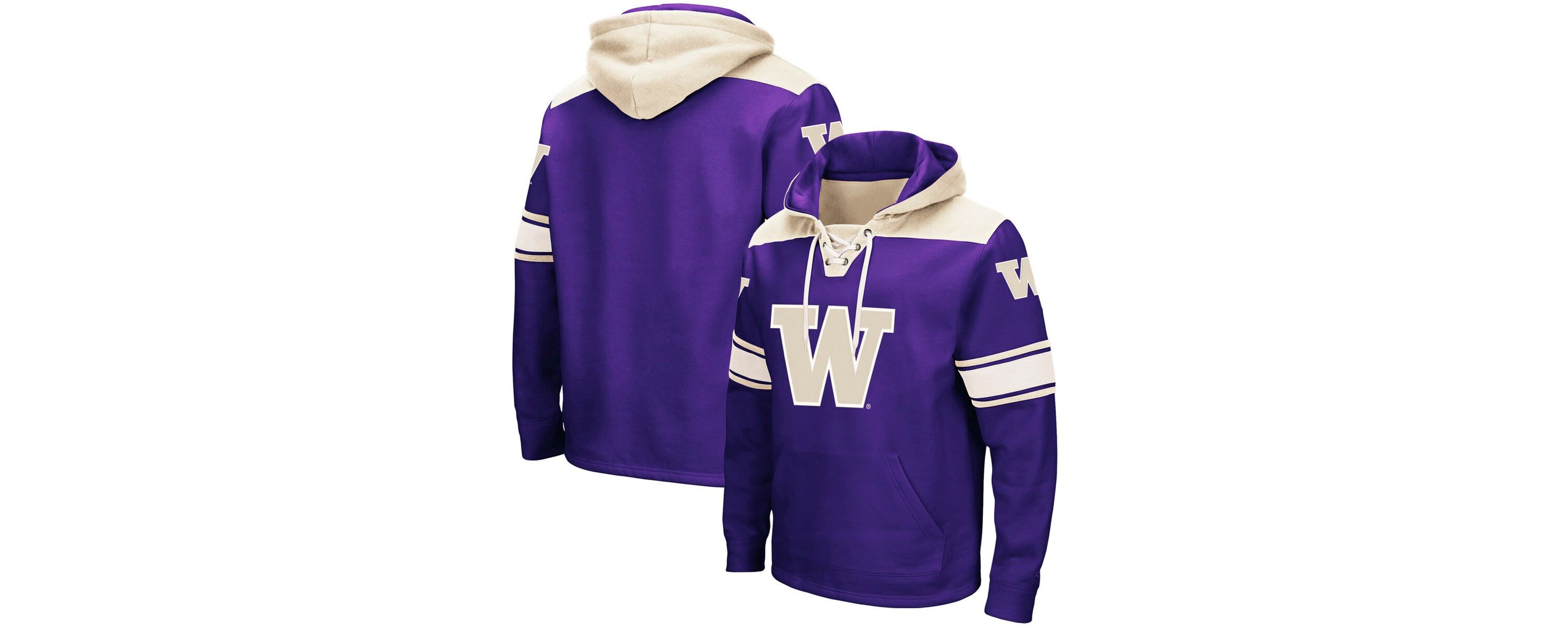 NCAA Washington Huskies 2.0 Lace-Up Pullover Hoodie