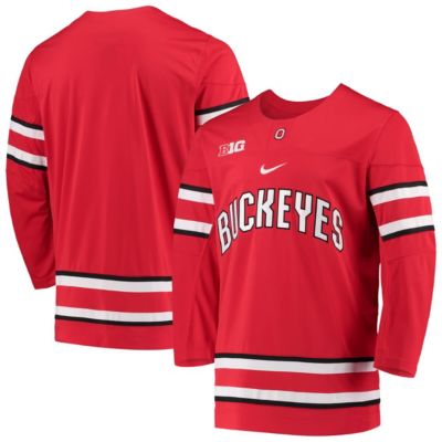 Men's NCAA Nike Ohio State Buckeyes Replica Team Hockey Jersey