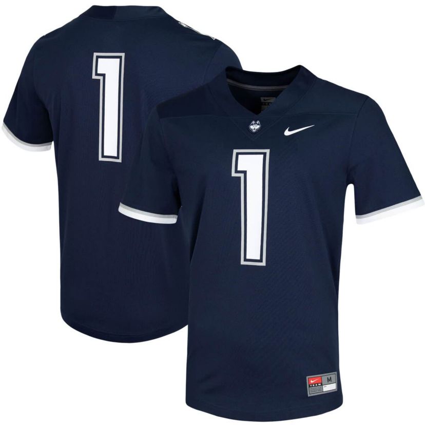 Connecticut Huskies NCAA Nike #1 UConn Huskies Untouchable Game Jersey