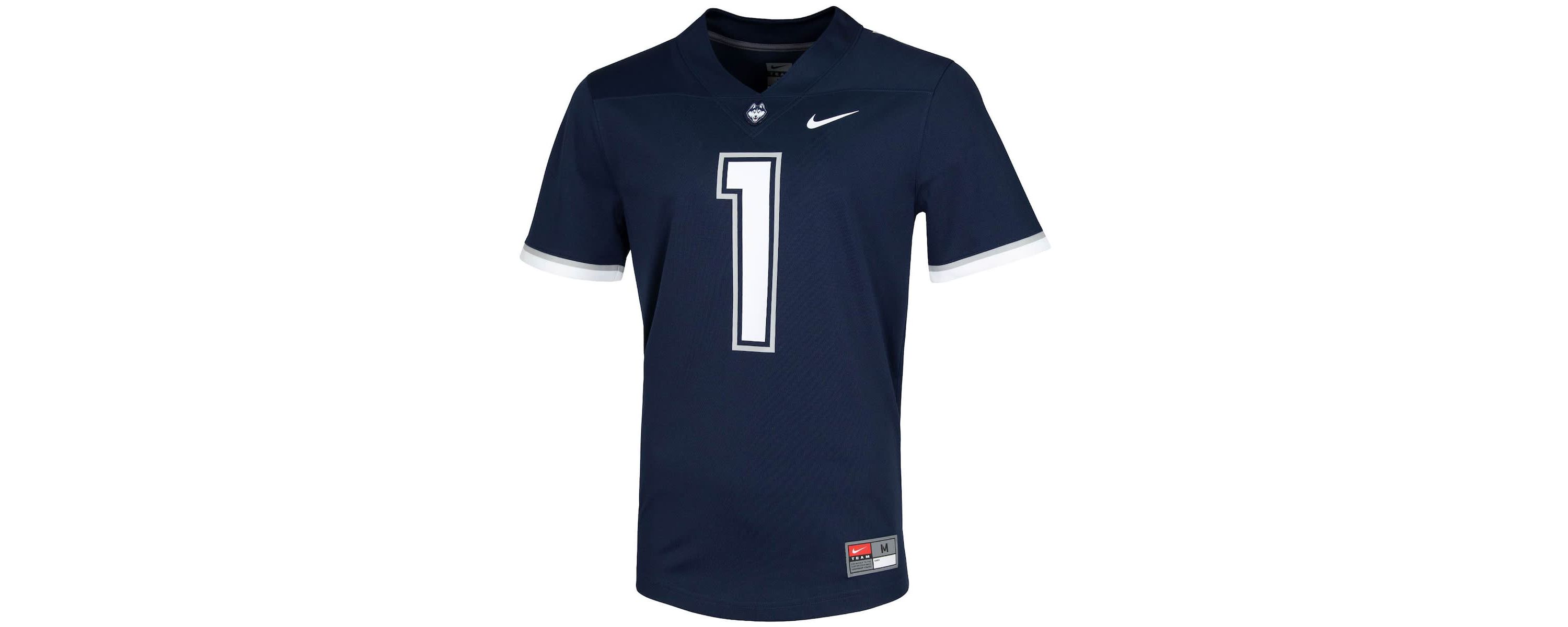 Connecticut Huskies NCAA Nike #1 UConn Huskies Untouchable Game Jersey