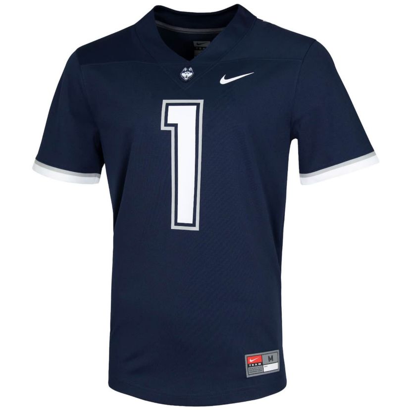 Connecticut Huskies NCAA Nike #1 UConn Huskies Untouchable Game Jersey